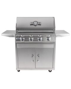 Buck Grill 32-Inch 4-Burner Gas Grill W/Freestanding Cart 304SS - BG 32BUCKGRILL / BG 32 GRILL CART