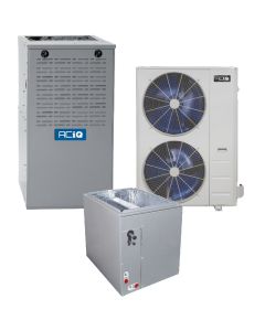 4 Ton 15.5 SEER 80% AFUE 88,000 BTU ACiQ High Efficiency Gas Furnace and Air Conditioner System | Inverter - R410A