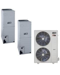 36,000 BTU ACiQ 2- Zone Central Air Handler  Mini Split System 18+18