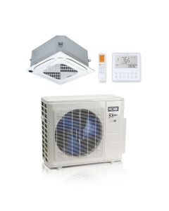 24,000 BTU ACiQ Extreme 20.7 SEER2 Single Zone Ceiling Cassette Mini Split System - R454B | 230V