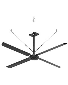 Hunter HVLS Fan, ECO 16FT Ceiling Fan, 5/8 HP 240 Volt Single Phase - ECO161P240V