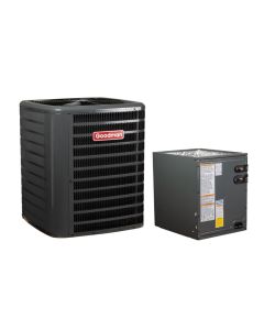 4 Ton 13.4 SEER2 Goodman R32 Air Conditioner with Upflow/Downflow 21" Cased Coil