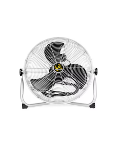 Hunter Jan Fan Industrial Workstation Fan - 3 Speed 12” – Silver