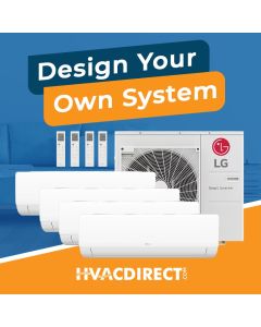 LG 4 Zone Mini Split System - Design Your Own R32