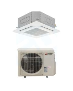 12,000 BTU 19.8 SEER Ceiling Cassette Mitsubishi Mini Split Single