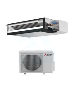 Mitsubishi 9,000 BTU 21.6 SEER2 Single Zone Concealed Duct Mini Split Heat Pump System - R454B | 208/230V
