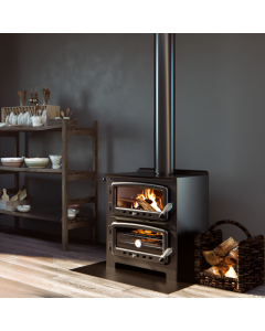 Nectre N550 Wood Cook Stove & Oven by Vermont Bun Baker - Heats 2500 Sq Ft