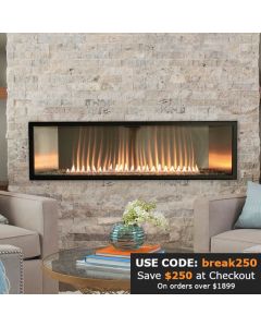 Empire Boulevard 48" Linear Ventless Gas Fireplace - VFLB48FP