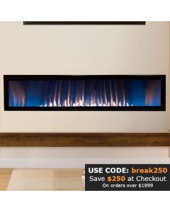 Empire Boulevard 60" Linear Ventless Gas Fireplace - VFLB60