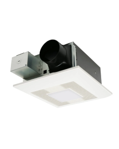 Panasonic FV-0510VSL1 WhisperValue DC Fan With LED Light – 3-Speed Selectable (50/80/100 CFM), Night Light