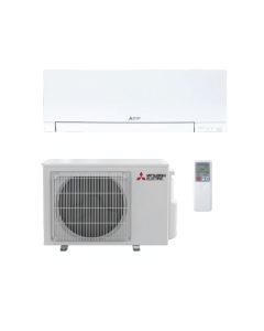 Mitsubishi 15,000 BTU EX-Series 20.9 SEER2 Single Zone Wall Mounted Mini Split Heat Pump System – R454B | 230V 