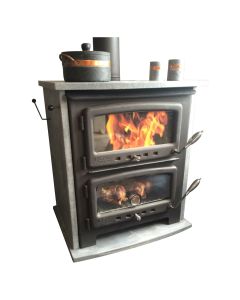 Nectre XL0950 Wood Cook Stove & Oven by Vermont Bun Baker - Heats 2500 Sq Ft