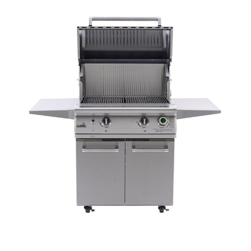 PGS Grills T Series Commercial 30" 2 Burner Freestanding Gas Grill with Timer - S27T / S27CART