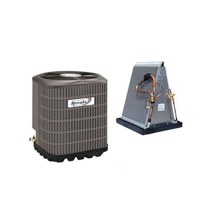 Style Crest-Revolv 2 Ton 14 SEER Mobile Home Heat Pump Sweat-Fit Condenser & Coil - RSHS244 / 1841S4A
