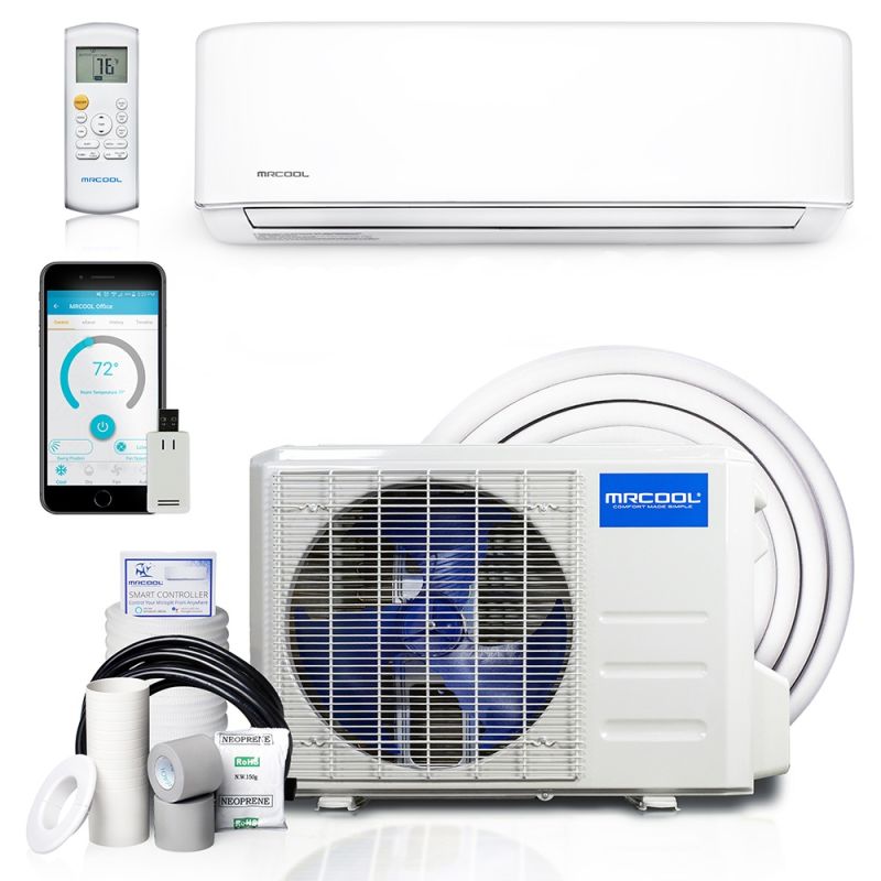 Advantage 3rd Gen 12,000 BTU 19 SEER MRCOOL Ductless Mini Split Air Conditioner and Heat Pump - 230V