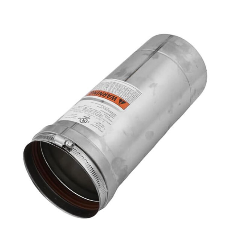 WCCF シャビ、ぺぺ Z-FLEX Z-Vent Single Wall Pipe, 3 in x 3 ft, Stainless Steel
