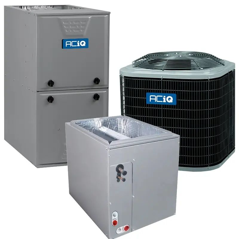 2 Ton 15 SEER2 96% AFUE 80,000 BTU ACiQ Gas Furnace and Heat Pump System - Multi-Positional - R4H5S24AKAAA / EAM4X36L21A / N96MSN0802120A