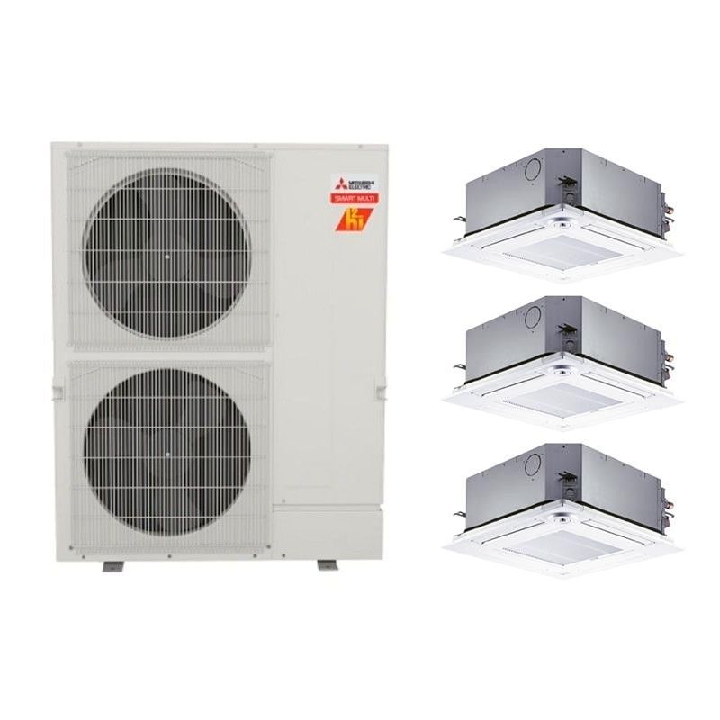 Mitsubishi 36,000 BTU SEZ-AD-Series 23 SEER2 3 Zone Ceiling