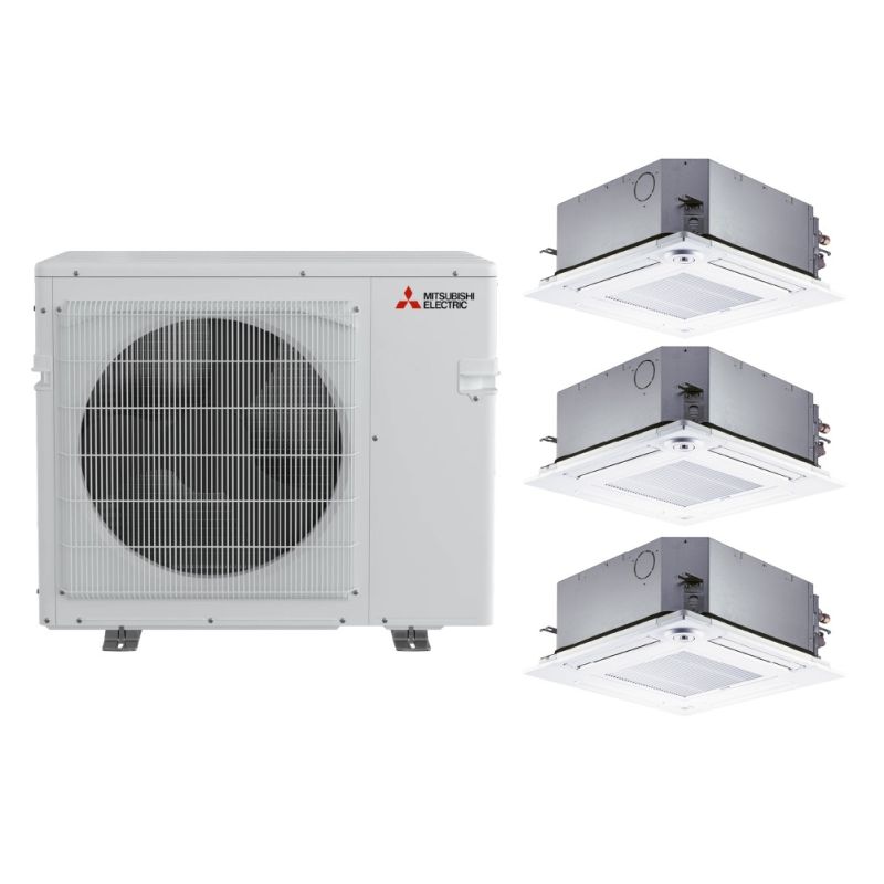 ４個セット MITSUBISHI ELECTRIC Q64TD 1W4537 Mitsubishi 24,000 BTU SLZ-AF-Series 20 SEER2 3 Zone Ceiling
