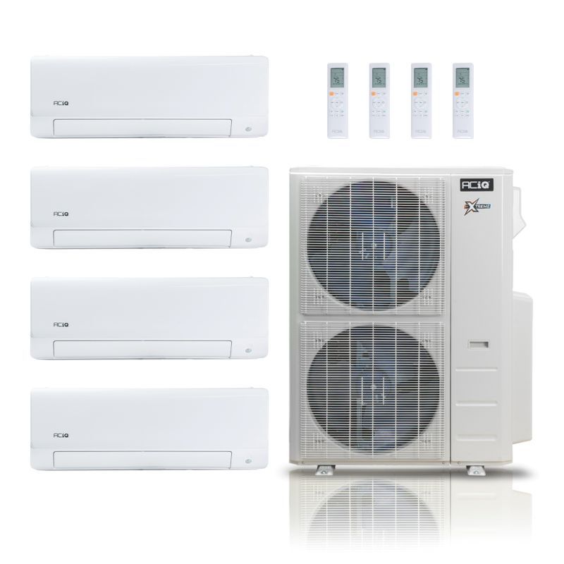 55,000 BTU 21.3 SEER2 ACiQ 4-Zone Wall Mounted Mini Split System w/ Wifi - 9+12+12+12 - ES-55Z-M5/ACIQ-09W-HH-M/ACIQ-12W-HH-M-3