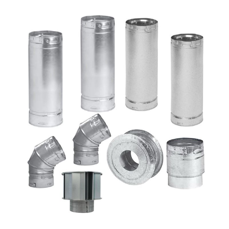 5" Reznor Unit Heater Horizontal Vent Kit W/4"-5" Increaser- Category 1
