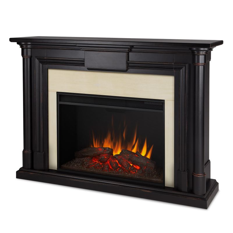 Real Flame Maxwell Grand Electric Fireplace in Blackwash - 8030E-BW