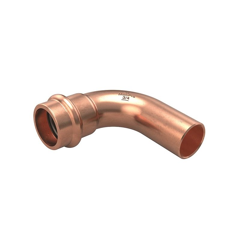 1/2" MaxiPro Copper 90 Degree Street Bend Elbow - Bag of 3