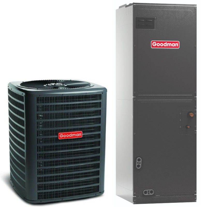 2.5 Ton 15.2 SEER2 Goodman R32 Heat Pump Split System - Multi-Positional - GLZS5BA3010 / AMST30BU1300