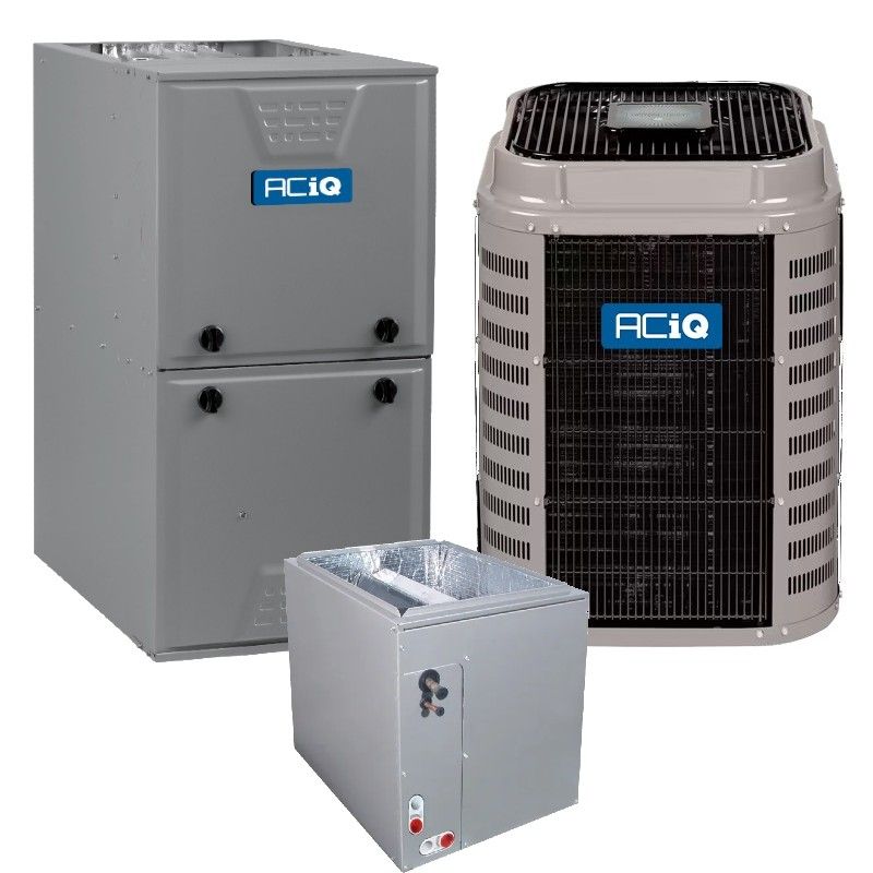 2 Ton 14 SEER 96% AFUE 40,000 BTU ACiQ Gas Furnace and Heat Pump System - Multi-Positional