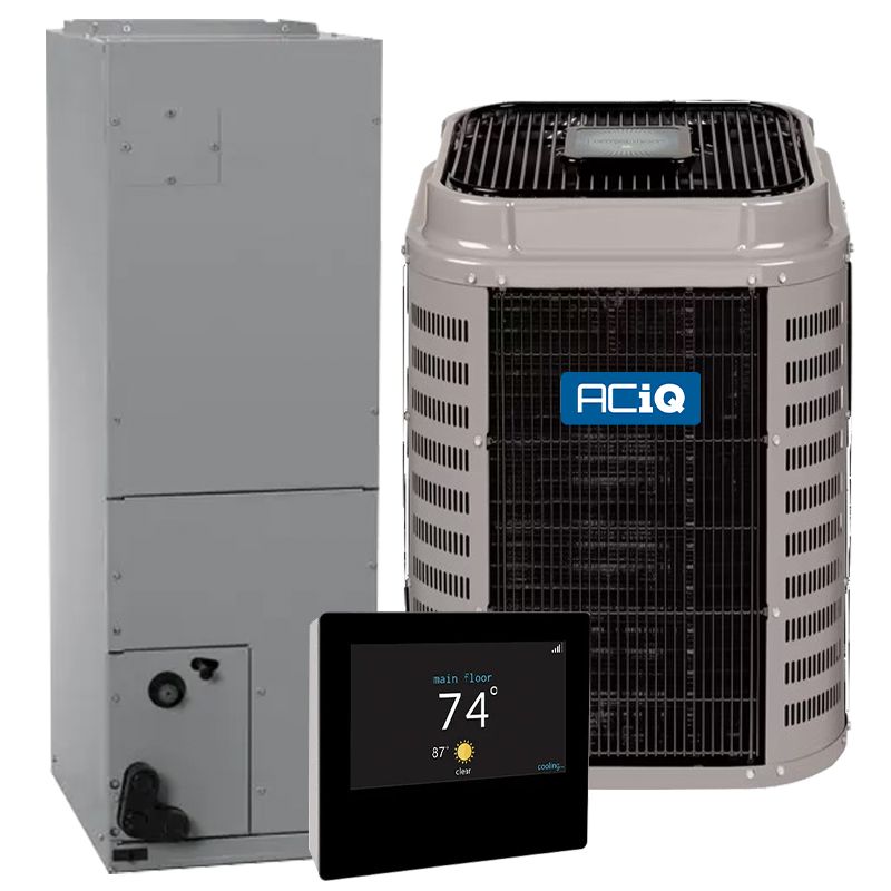 5 Ton 16 SEER2 ACiQ Communicating Air Conditioner Split System - Multi-Positional - H4A7T60AKAWA / FCMB4B60L0DA / SYST0101CW