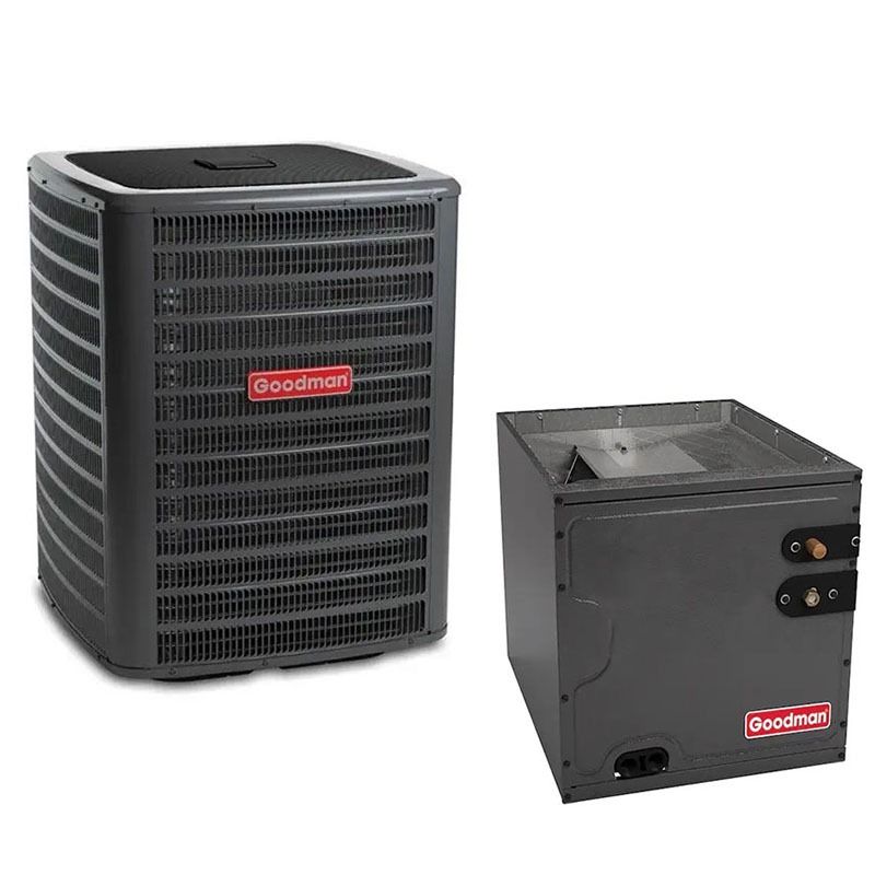 3 Ton 15.2 SEER2 Goodman R32 Air Conditioner with Upflow/Downflow 17.5" Cased Coil - GLXS5BA3610 / CAPTA3626B3