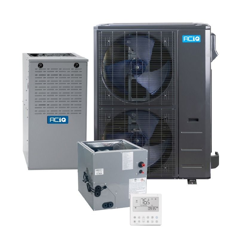 ACiQ 5 Ton 14.8 SEER2 80% AFUE 140,000 BTU Furnace & AC System - R454B - Multi-Positional - ACIQ-60-AC-B / ACIQ-60-ACL-B / N80MSN1352420A