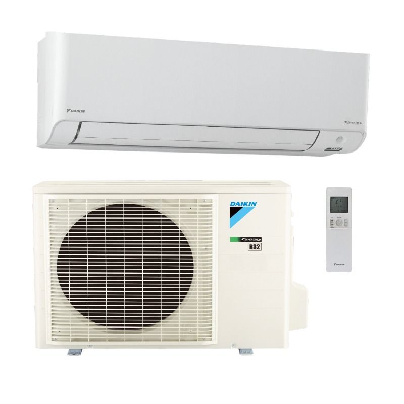 24,000 BTU Daikin Atmosphera 22 SEER2 Single Zone Wall Mount Mini Split Heat Pump System - R32 | 230V - RXM24WVJU9 / FTXM24WVJU9
