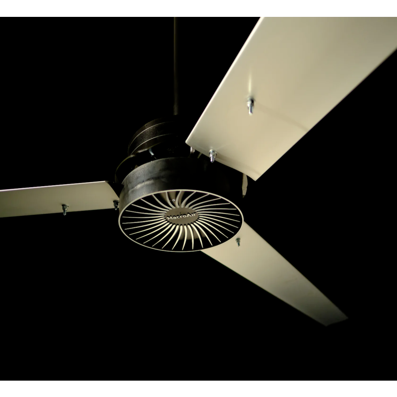 MacroAir AVD3 14 FT HVLS Ceiling Fan Covers 8,900 sq ft 480 Volts 3 Phase with Integrated Drive - AVD3 14 / M300-0025-MA / 35-21030-00