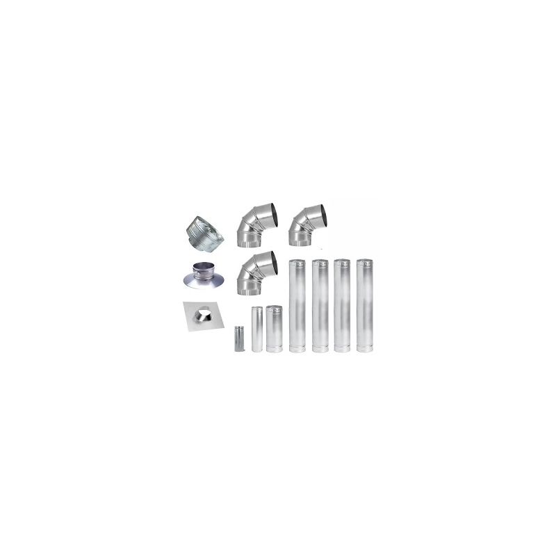 Metal-Fab 4" Vertical Vent Kit with Vent Cap