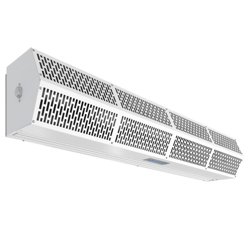 Berner SLC07 Sanitation Certified Low Profile 7 Air Curtain - 48" -  Unheated - 240/1/60 - White