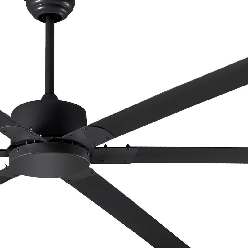 Canarm HVLS Fan, FANBOS 10' Industrial Indoor Ceiling Fan - 20693 CFM, 69 RPM, 120V, 1 Phase, 61.8 Watts, Black - CP120BK