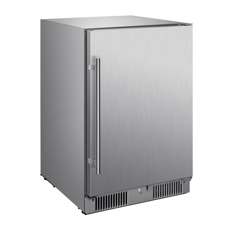 Blaze 20" Built In Stainless Steel Outdoor Rated Compact Refrigerator with 4.3 Cu. Ft. Capacity - BLZ-SSRF-4.3