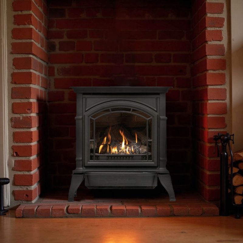 Breckwell Ventless Gas Heating Stove for 1,000 Sq Ft | HVACDirect.com