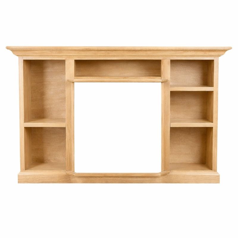 Buck Stove Prestige Bookcase Mantel Light Oak - PA KDM1127PRES-LO