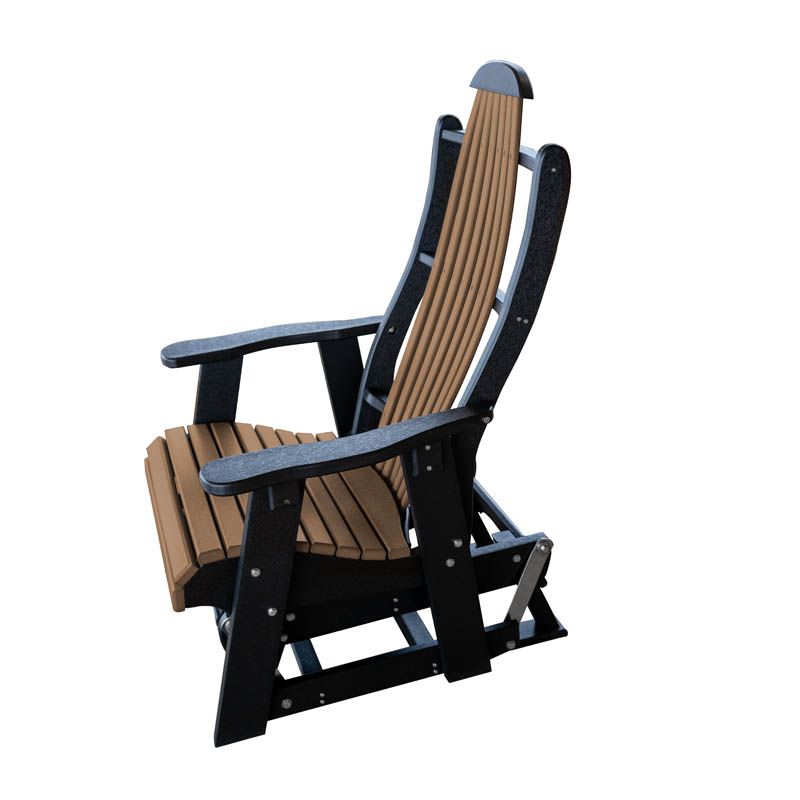 Buck Stove Blue Ridge Single Glider - Cedar/Black - FF BRSG-CB-KD - Open Box