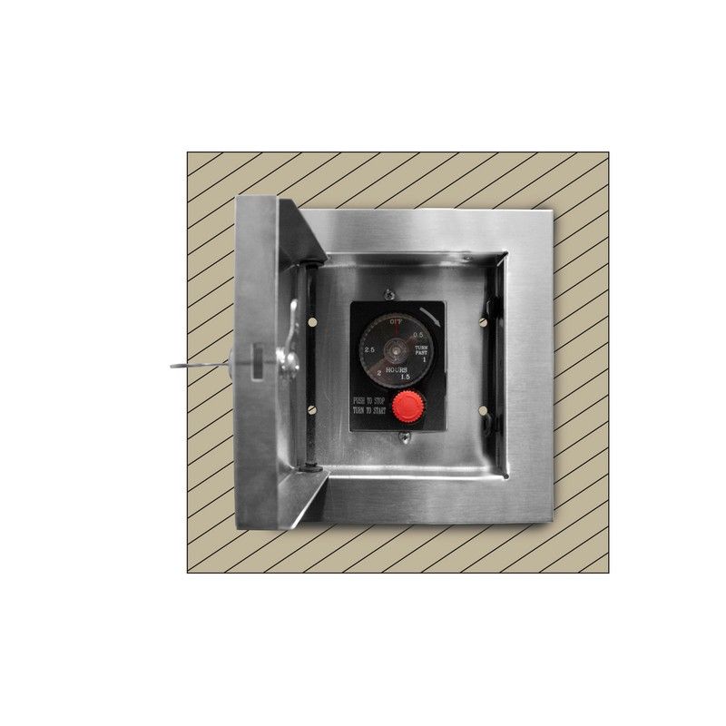 Locking Cabinet to house ESTOP1-0H Timer - ESTOP-LC-KIT