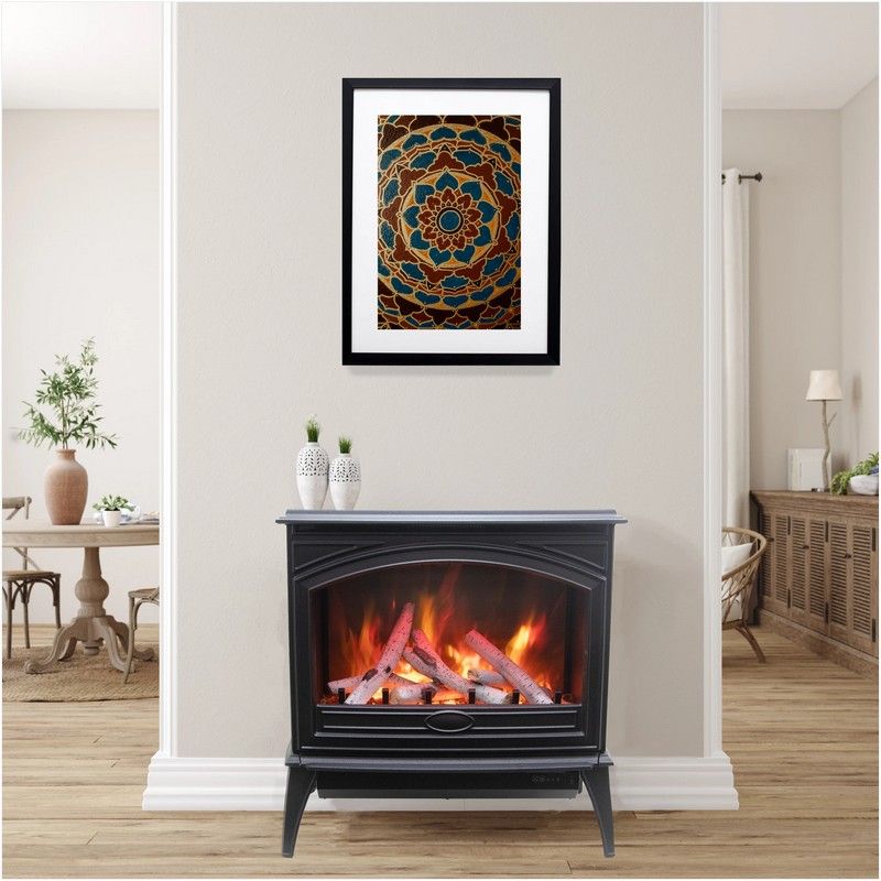 Amantii Lynwood Series Freestand Electric Stove Featuring a Cast Iron - E-NA-B