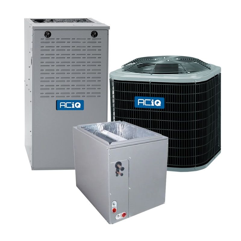 2.5 Ton 16 SEER 80% AFUE 88,000 BTU ACiQ Gas Furnace and Air Conditioner System - Multi-Positional - R4A530GK / EAM4X30L17A / N80MSN0901714A