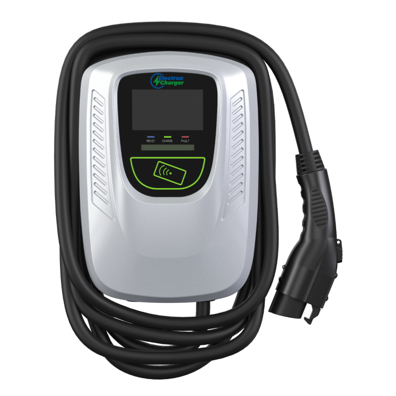 Electron EV Charger Level 2 Commercial, 18ft Cable, WiFi Enabled, 208-240V, 48 amp