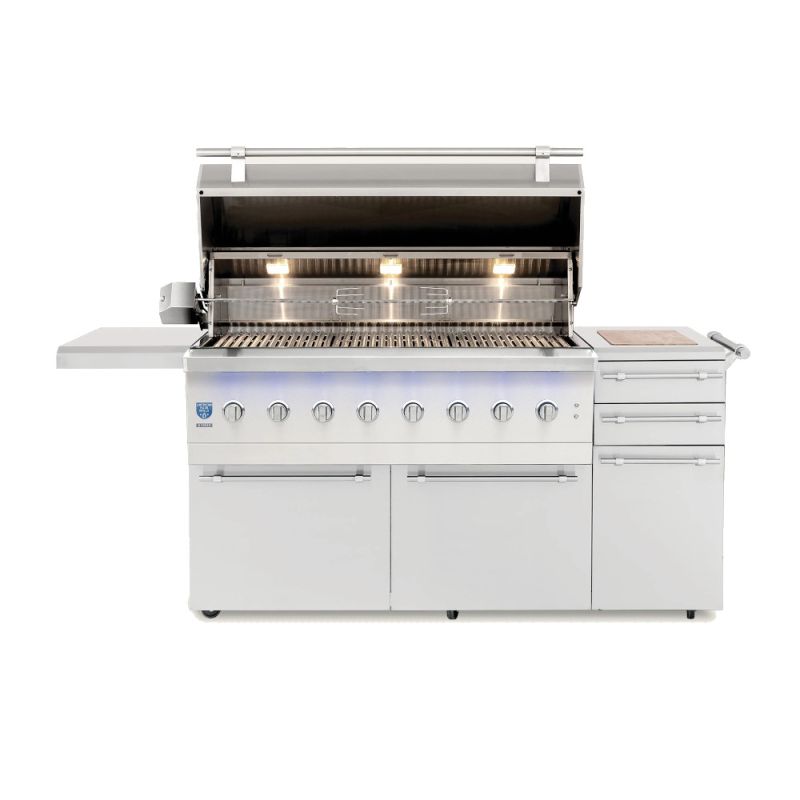 American Made Grills - Encore - Freestanding  54" Hybrid  Grill- ENCFS54