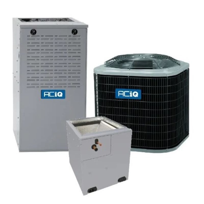 2 Ton 16 SEER2 80% AFUE 70,000 BTU ACiQ Gas Furnace and Heat Pump System - Multi-Positional - R4H5S24AKAAA / EVD4X38M17A / N80MSN0701712A