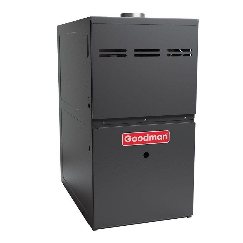 80,000 BTU 80% AFUE 9-Speed Two Stage Goodman Gas Furnace - Downflow/Horizontal – Scratch & Dent – Minimal Damage
