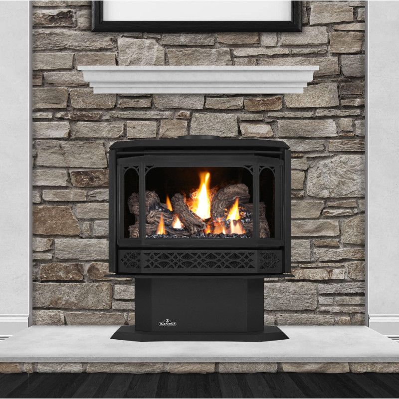 Napoleon Modern Direct Vent Gas Heating Stove with Logs