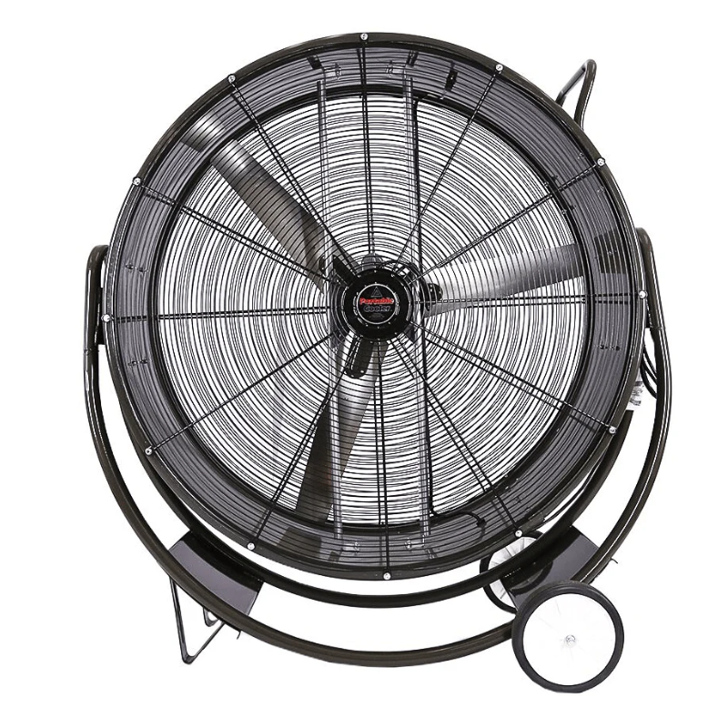 Triangle Fans 48" Portable Cooler Fan - Direct Drive, 1-Speed Fan, 1 HP, 115V, 1-Phase, Totally Enclosed Motor - HBPC4815